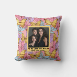 Butterfly Camo Big Mum Stepmom Decorative Western Cushion