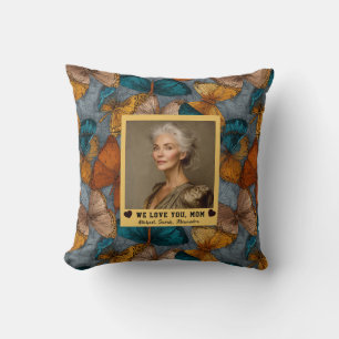 Butterfly Camo Happy Birthday Mama Indoor Decor Cushion