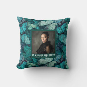 Butterfly Camo Happy Birthday Mum Beach House Cushion