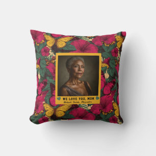 Butterfly Camo Happy Mothers Mum Apartment Decor Cushion