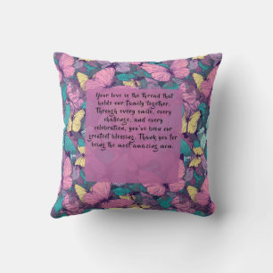 Butterfly Camo Mother In Law Housewarming Artistn Cushion