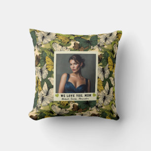 Butterfly Camo Mother Mama Decorative Cottagecore Cushion