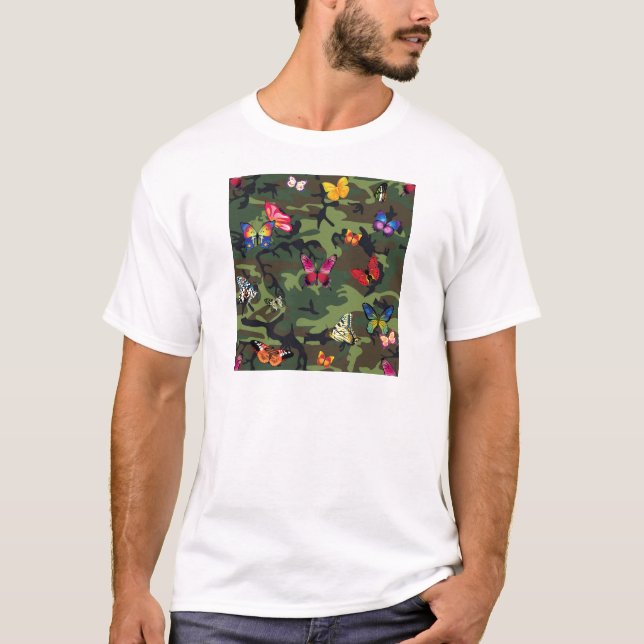 butterfly camouflage T-Shirt (Front)