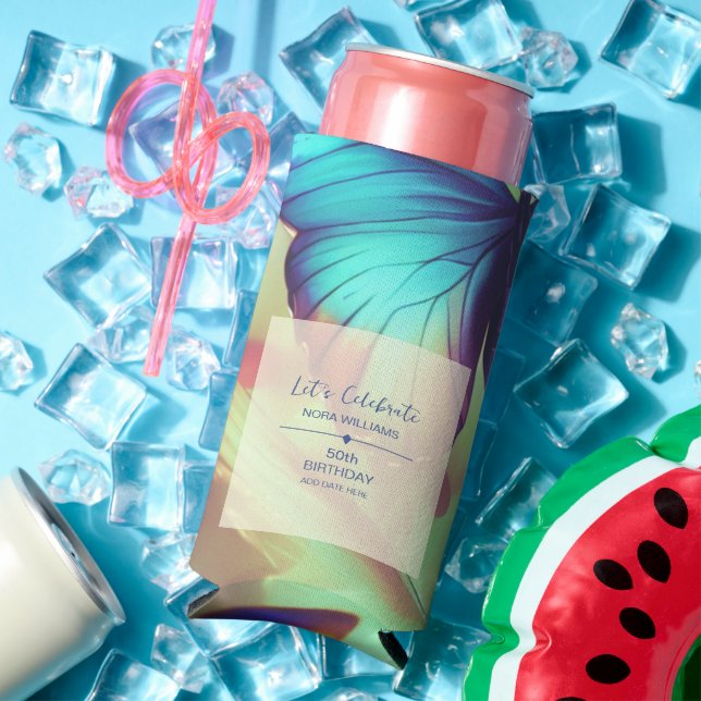 Butterfly Can Cooler (In Situ Summer)