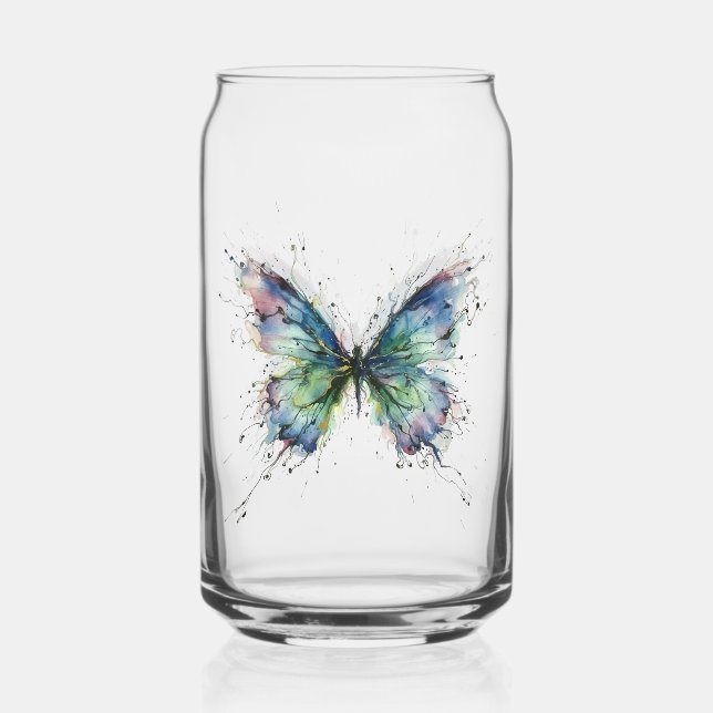 Butterfly Can Glass (Front)