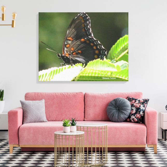 butterfly canvas print (Insitu(LivingRoom))