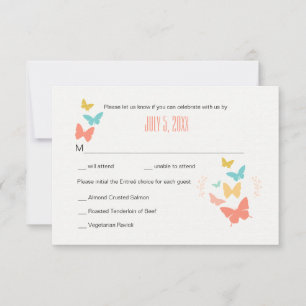 Butterfly Canvas Response Card