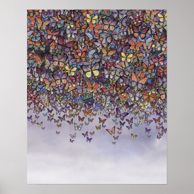 butterfly cascade poster (Front)