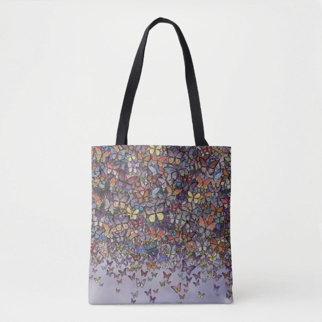 butterfly cascade poster tote bag (Front)