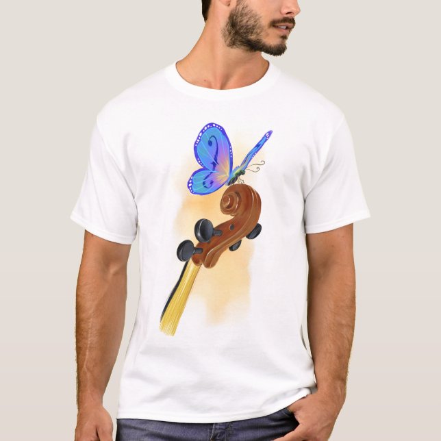 Butterfly Cello T-Shirt (Front)