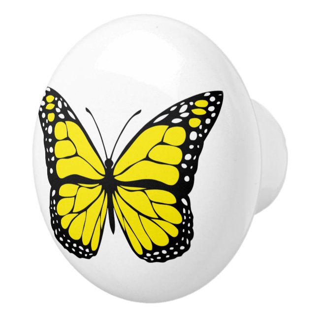 Butterfly Ceramic Knob (Right)