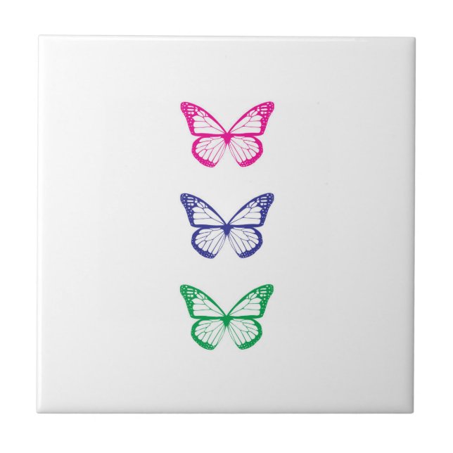 Butterfly Ceramic Tile (Front)