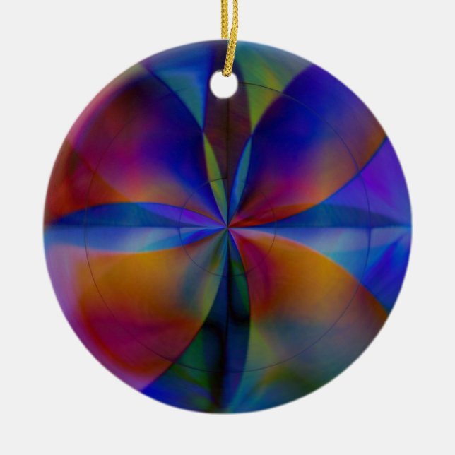 Butterfly Ceramic Tree Decoration (Front)