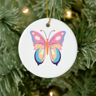 Butterfly Ceramic Tree Decoration