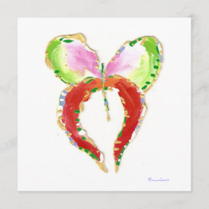 butterfly change of address card