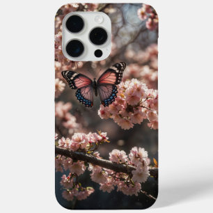 Butterfly Cherry Blossom Floral iPhone Cases