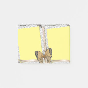 Butterfly choose your color post-it notes