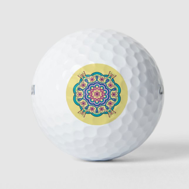 Butterfly Circle Golf Balls (Front)