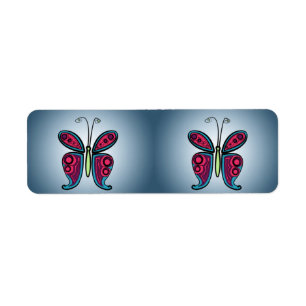 Butterfly Classic Round Sticker