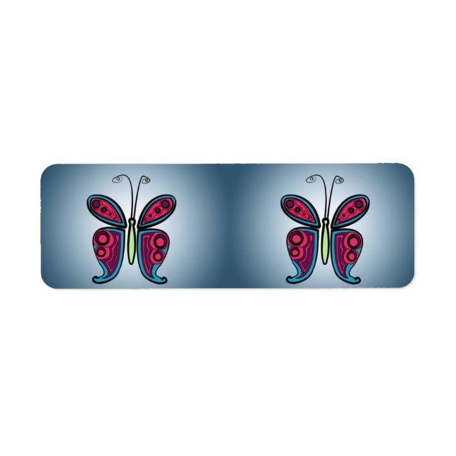 Butterfly Classic Round Sticker (Front)