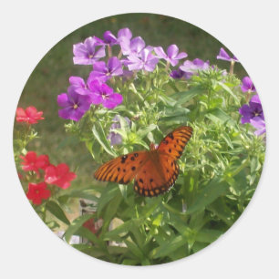 Butterfly Classic Round Sticker