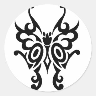 Butterfly Classic Round Sticker