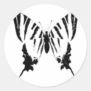 Butterfly Classic Round Sticker