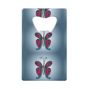 Butterfly Classic Round Sticker Ceramic Ornament