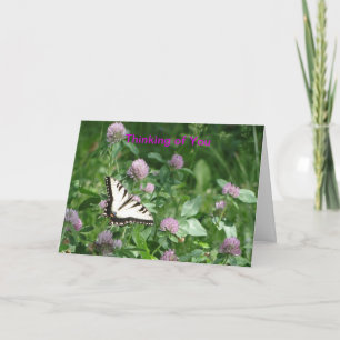 Butterfly & Clover, Thinking of You Card