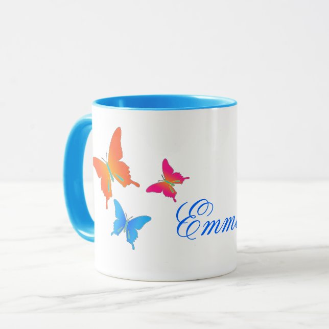 Butterfly Coffee Mug (Front Left)
