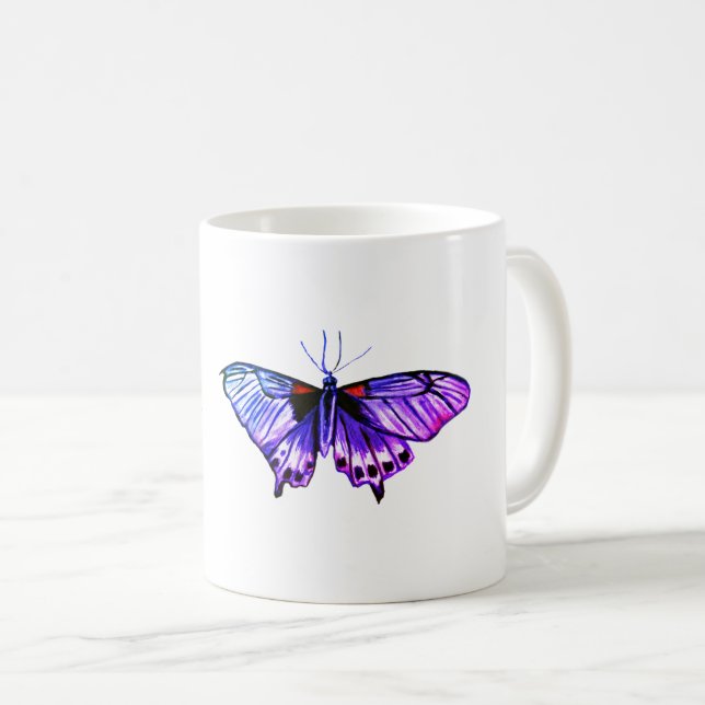 Butterfly Coffee Mug (Front Right)