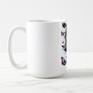 Butterfly Coffee Mug Fairycore Floral Inspiratio
