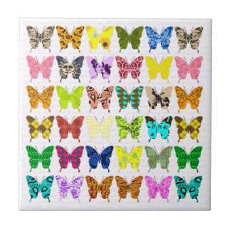 Butterfly Collage Tile