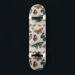 Butterfly Collection Antique Butterflies Skateboard<br><div class="desc">A collection of butterflies! This is an antique watercolor painting found in the book A History of the Earth and Animated Nature (1820) by Oliver Goldsmith (1730-1774)</div>