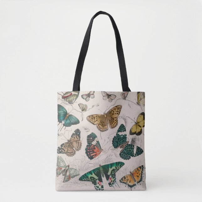 Butterfly Collection Antique Butterflies Tote Bag (Front)