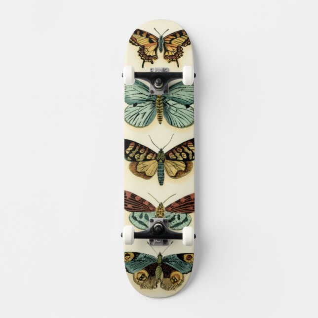 Butterfly Collection by Chariklia Zarris Skateboard (Front)