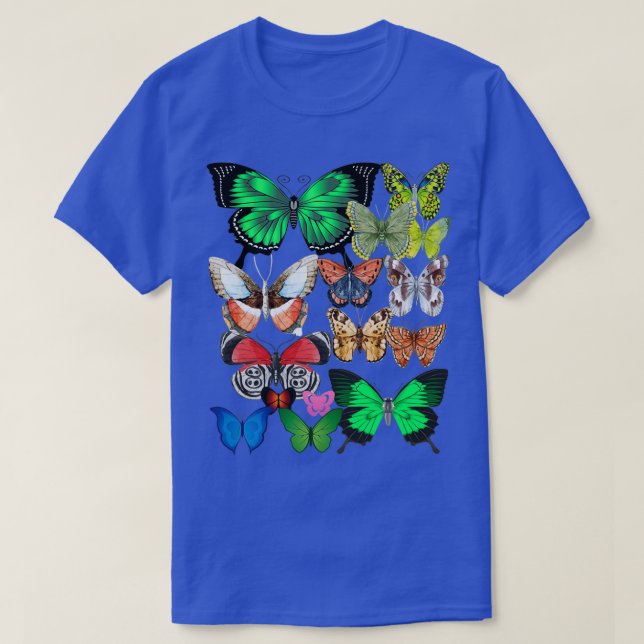 Butterfly Collection Monarch Butterfly Lover Butte T-Shirt (Design Front)