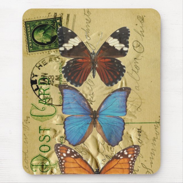 Butterfly collection mouse mat (Front)