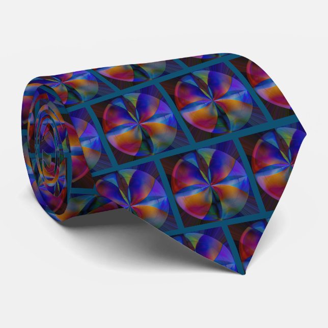 Butterfly Colors Tie (Rolled)