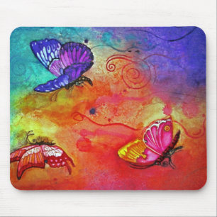 Butterfly Colour Blast Mouse Mat