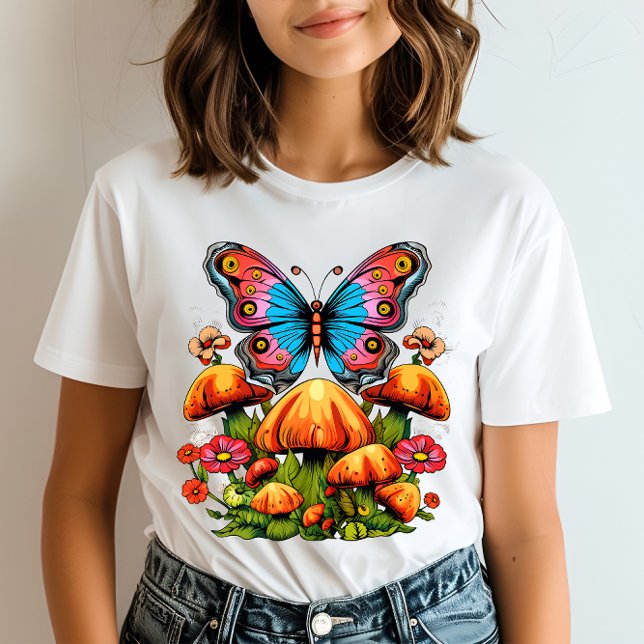 Butterfly colour burst  T-Shirt (Creator Uploaded)