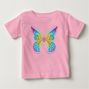 Butterfly - Colourful Easter Renewal Joy Christian Baby T-Shirt