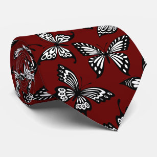  Butterfly colourful Pattern  Tie