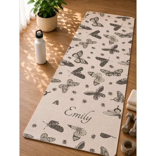  Butterfly colourful Pattern Yoga Mat (Creator Uploaded)