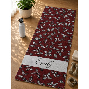 Butterfly colourful Pattern Yoga Mat