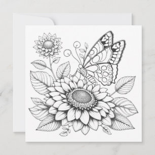 Butterfly Colouring Cards with Journal