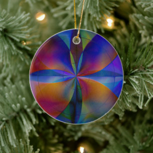 Butterfly Colours Ceramic Tree Decoration