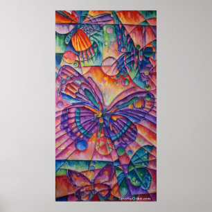 Butterfly Composition Canvas Print