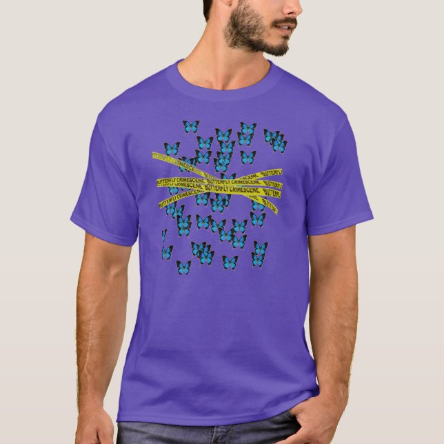 butterfly crime scene T-Shirt (Front)
