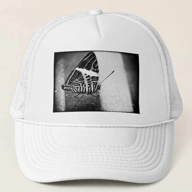 butterfly crossing trucker hat (Front)